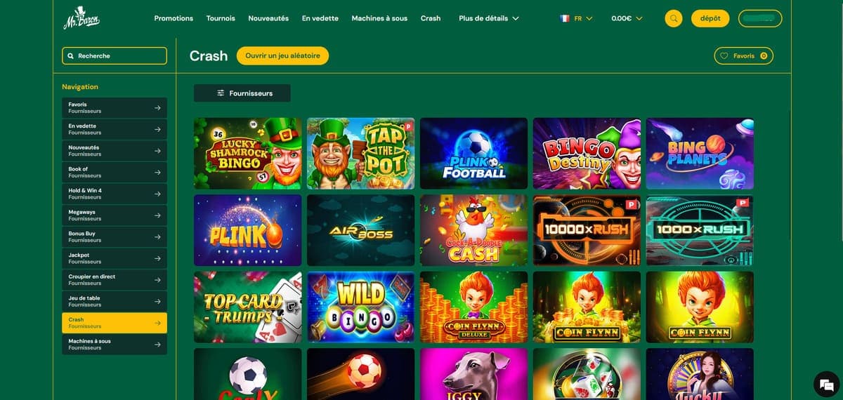 Crash Mr Baron Casino