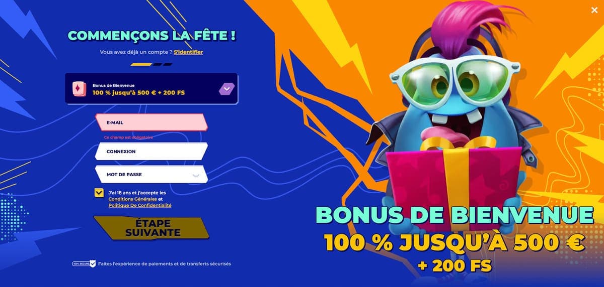 Inscription MrPacho Casino