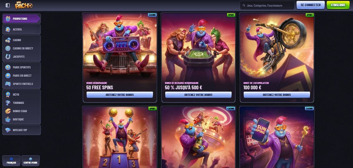 Promotions MrPacho Casino