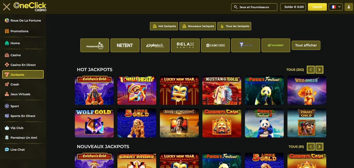 Jackpot OneClick Casino