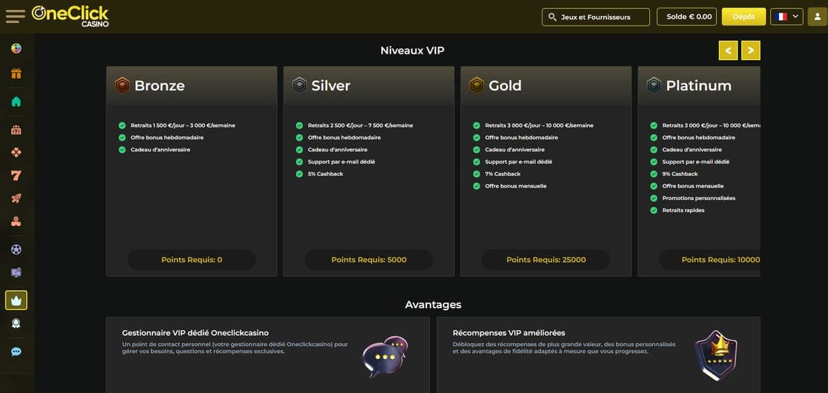 VIP OneClick Casino