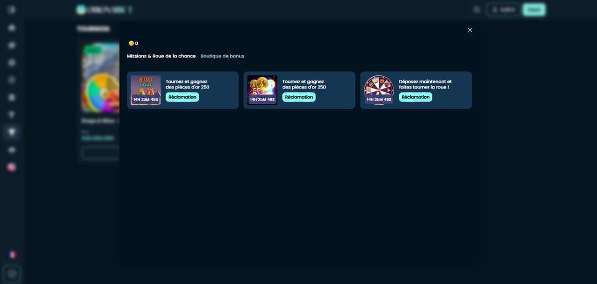 Missions OrionsBet Casino