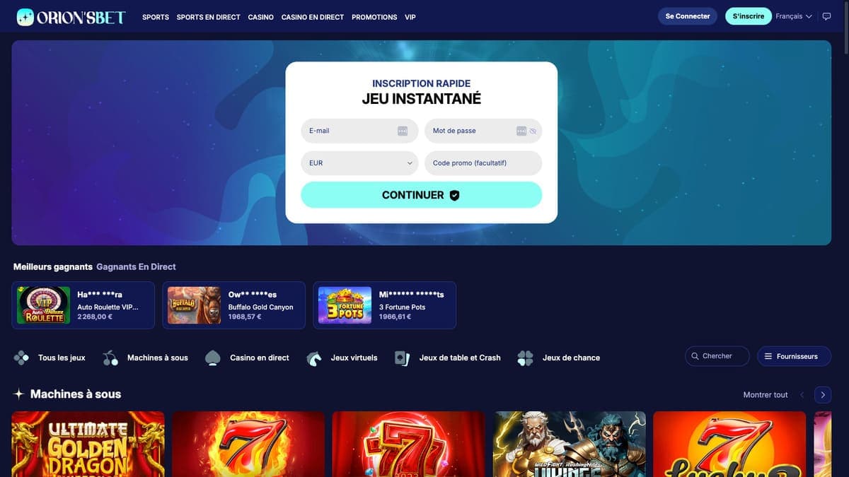 Orionsbet Casino