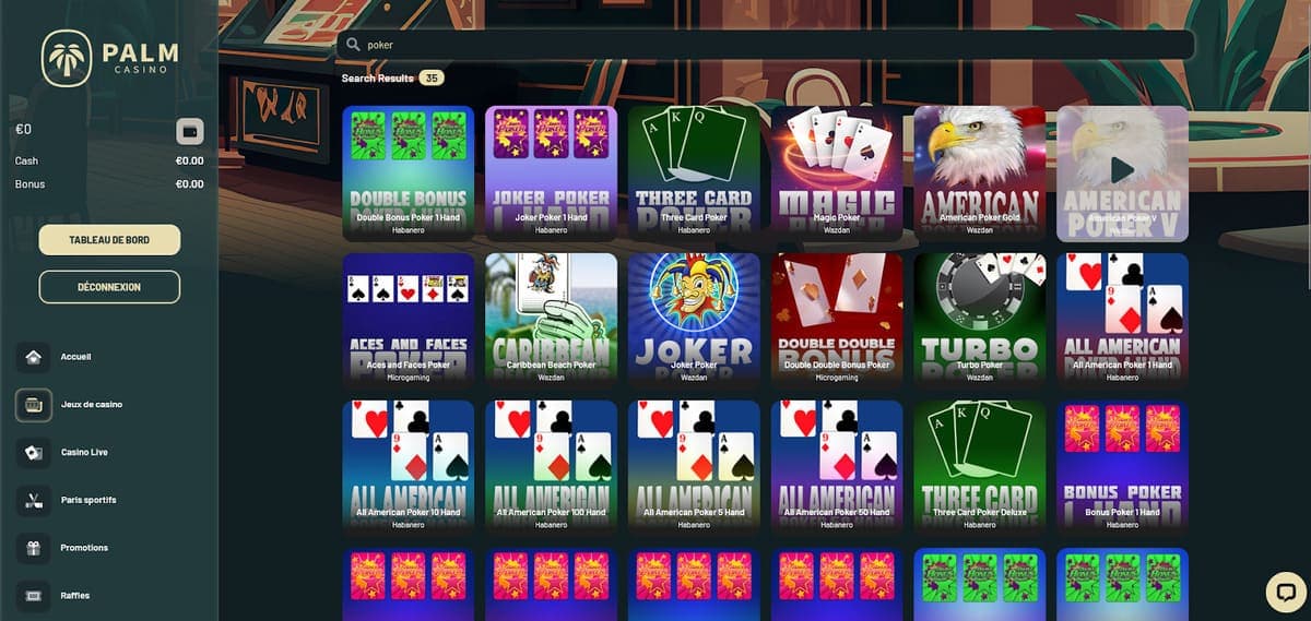 Poker Palm Casino