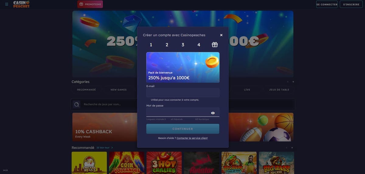 Inscription Hype Kasino Casino