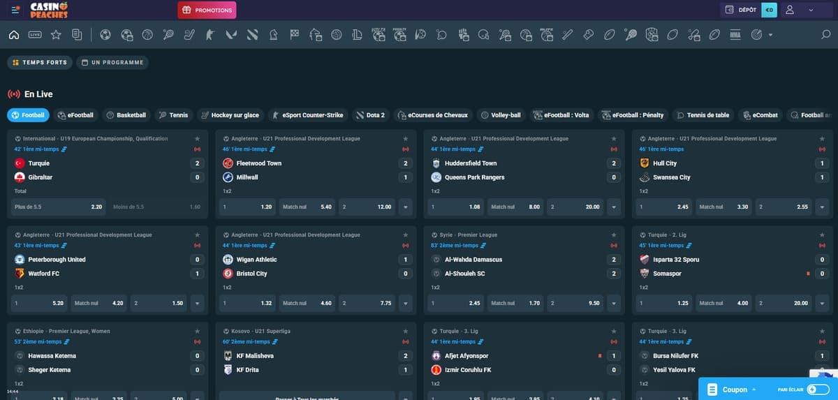 Paris sportifs Hype Kasino Casino