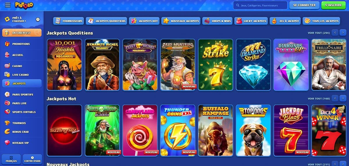 Jackpots Pistolo Casino