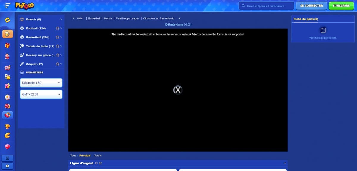 Ligues virtuelles Pistolo Casino