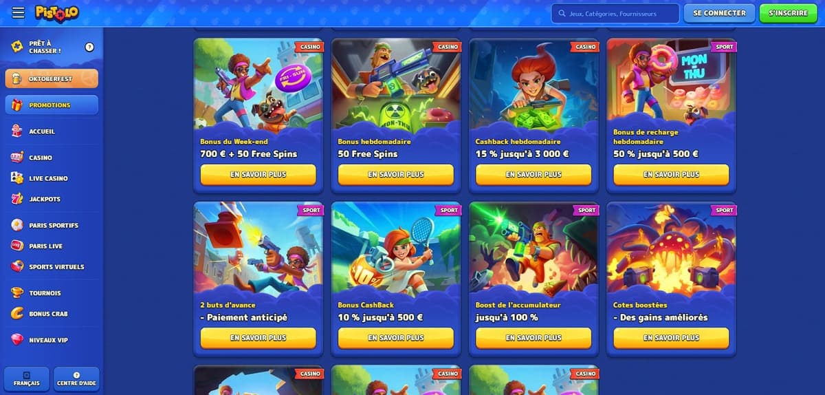 Promos Pistolo Casino