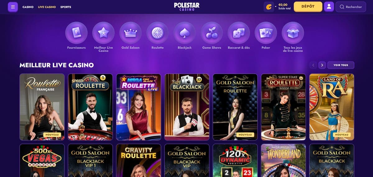 Live PoleStar Casino