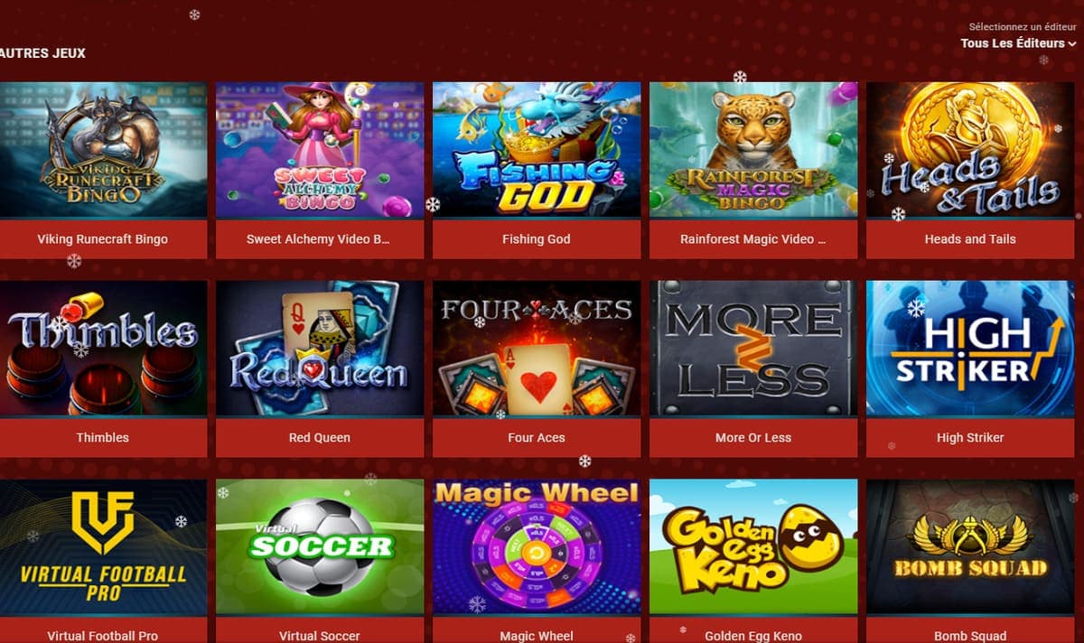 Autres jeux Rant casino