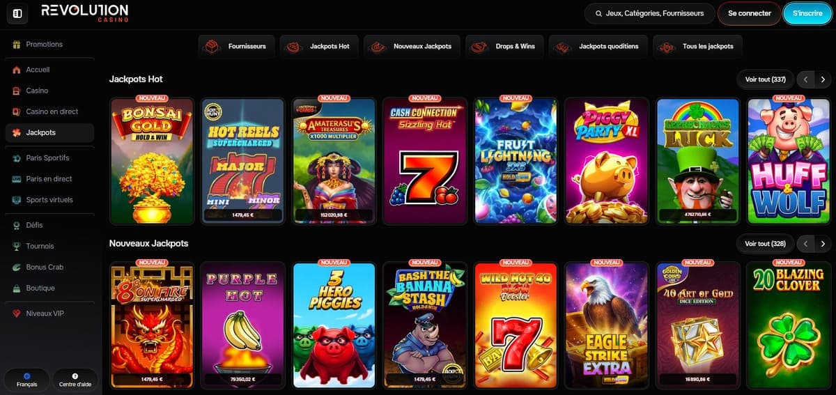 Jackpots Revolution Casino