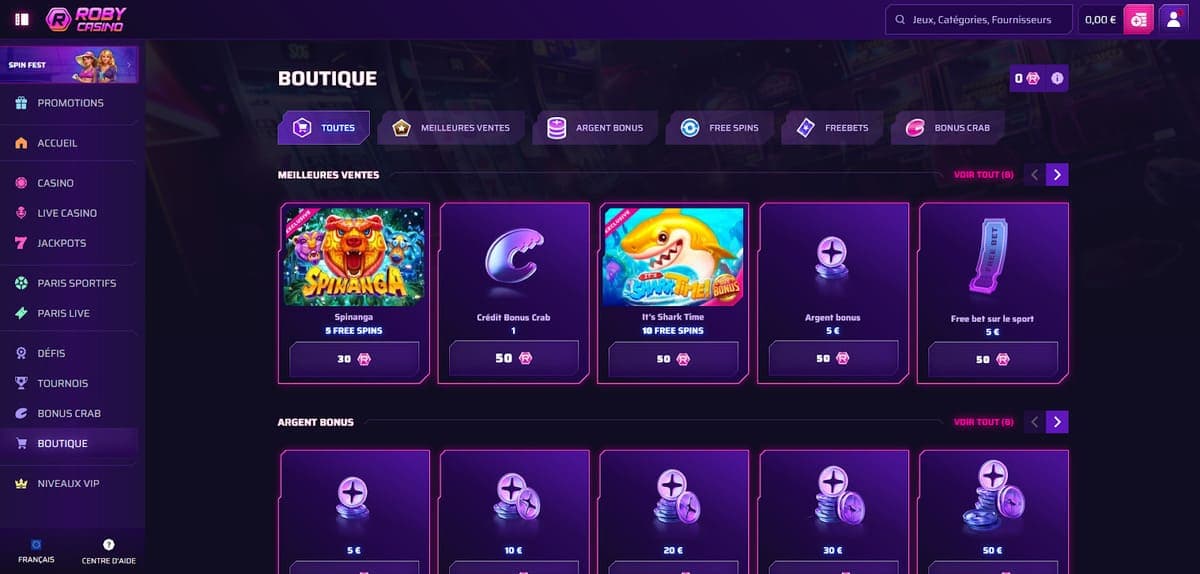 Boutique Roby Casino