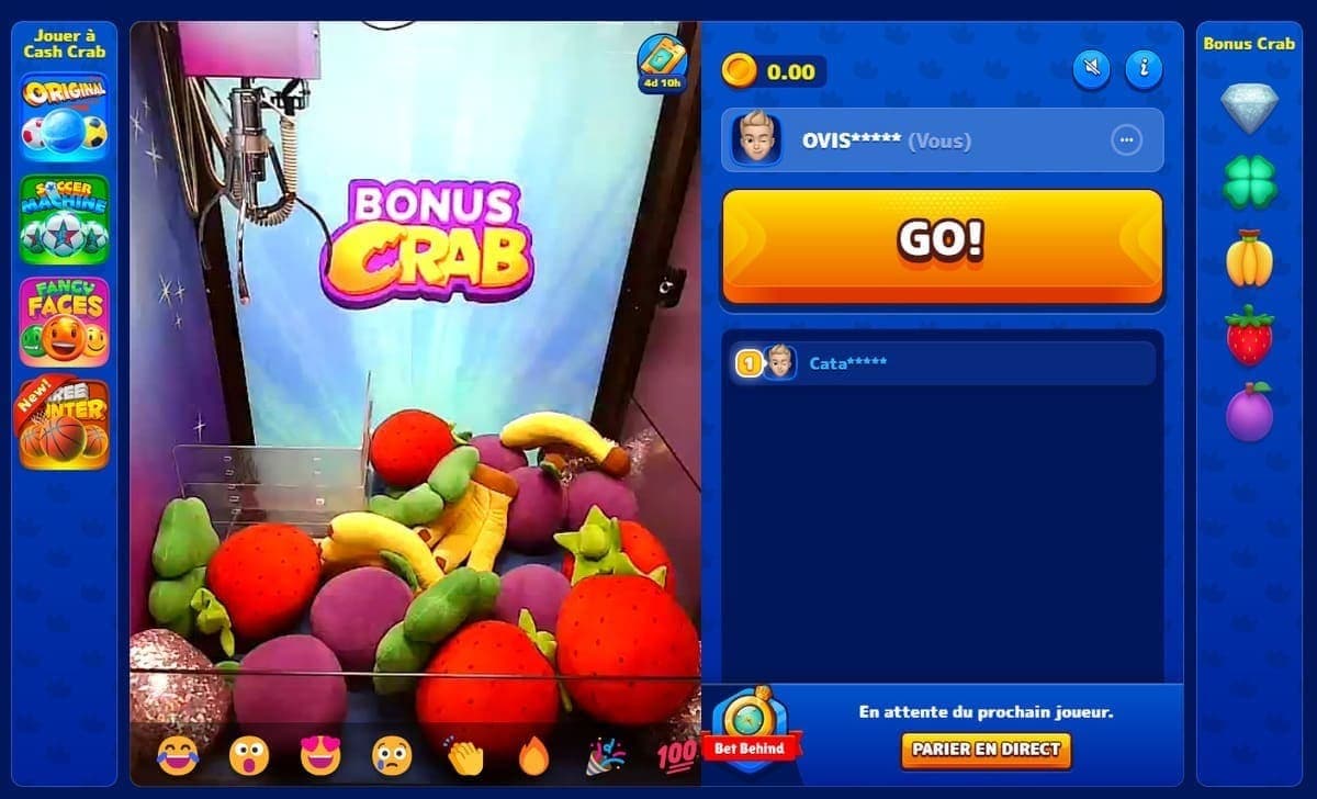 Bonus crab RTbet Casino