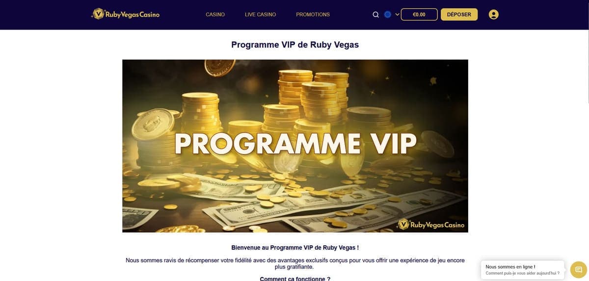 VIP RubyVegas Casino