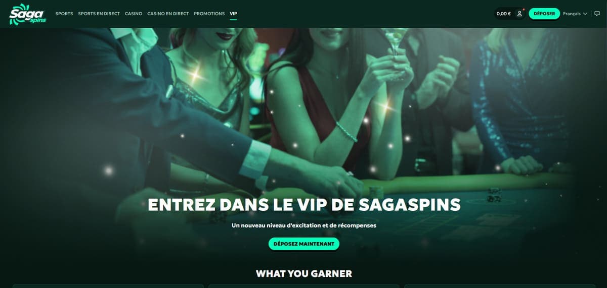VIP SagaSpins Casino