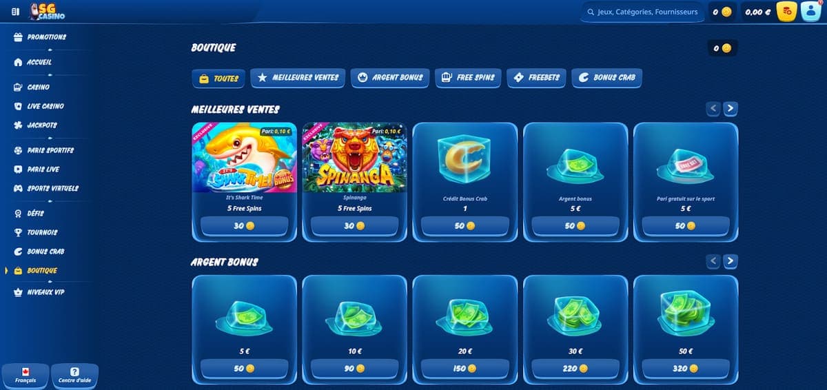 Boutique SG Casino