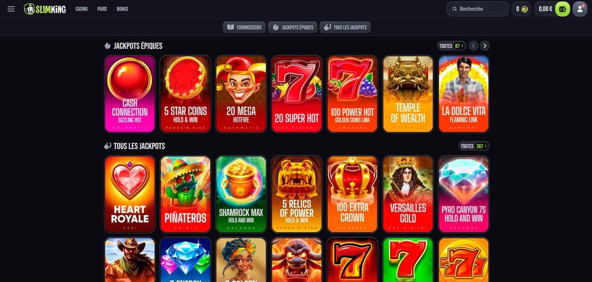 Live Slim King Casino