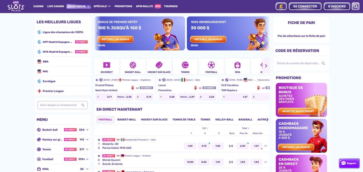 Sports SlotsPalace Casino