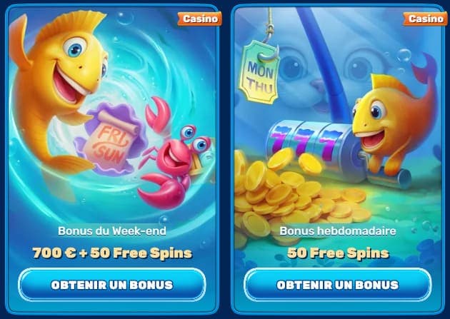 Autres promos SpinFin Casino