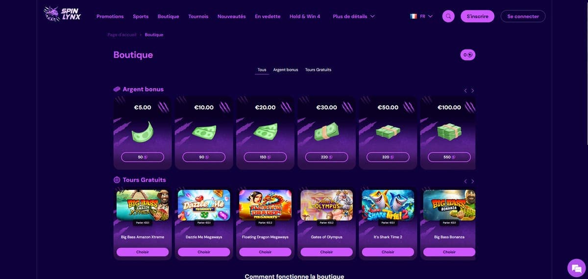 Boutique SpinLynx Casino