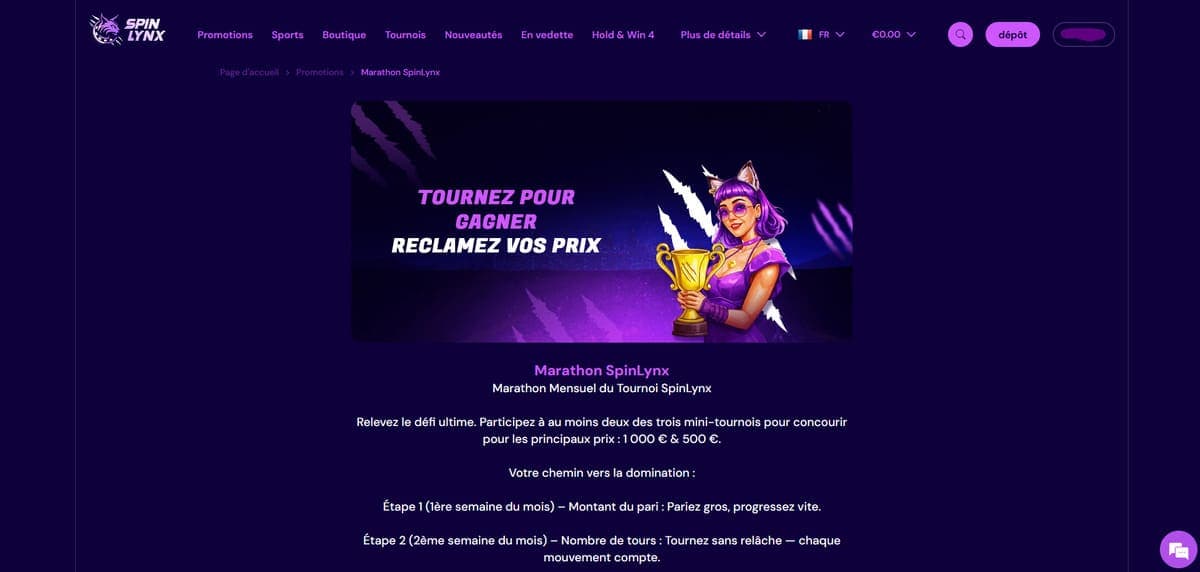 Marathon SpinLynx Casino