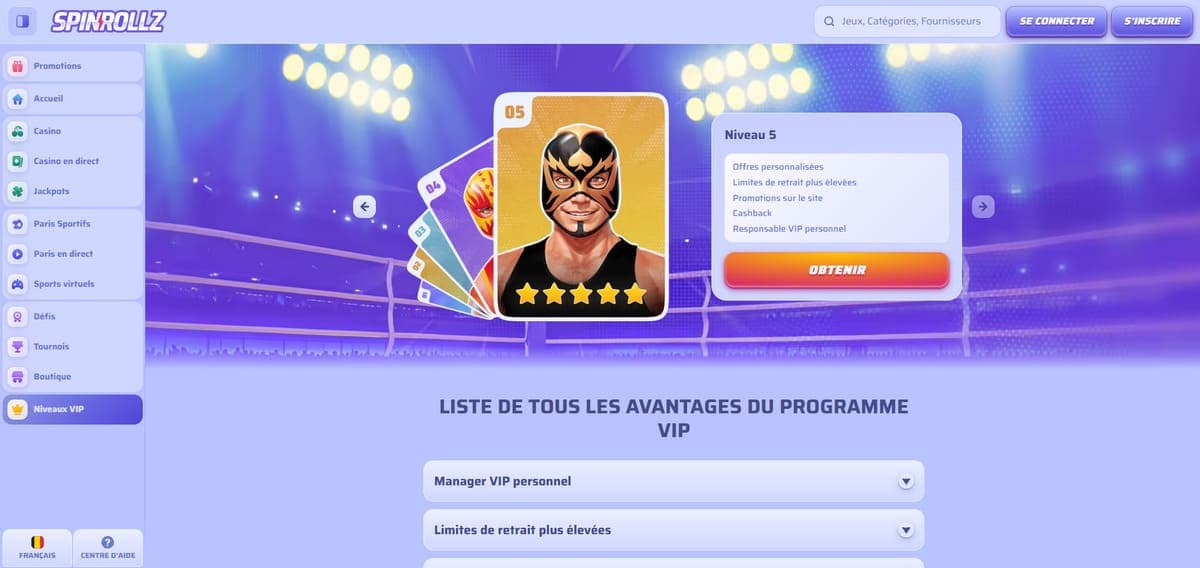 VIP Spinrollz Casino