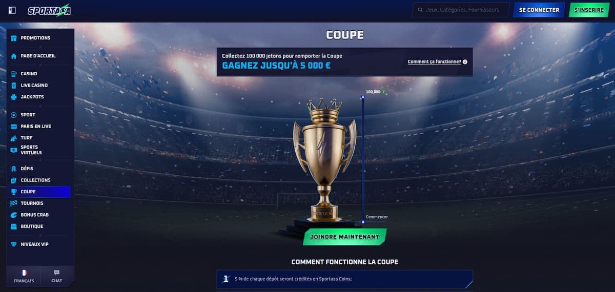 Coupe Sportaza Casino