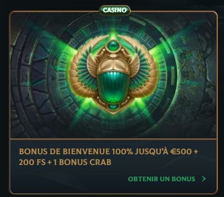 bonus de bienvenue Talismania Casino