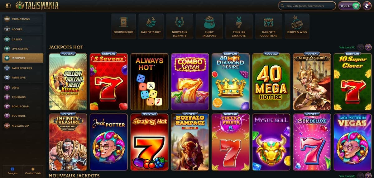 Jackpot Talismania Casino