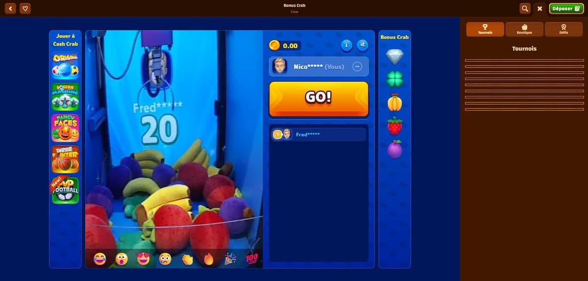 Bonus Crab Tiki Casino