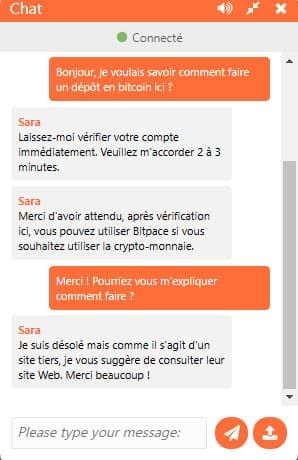 Chat Touch Casino