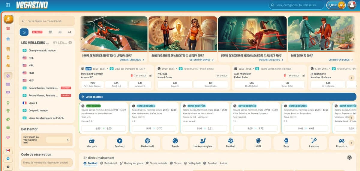 Sports Vegasino Casino