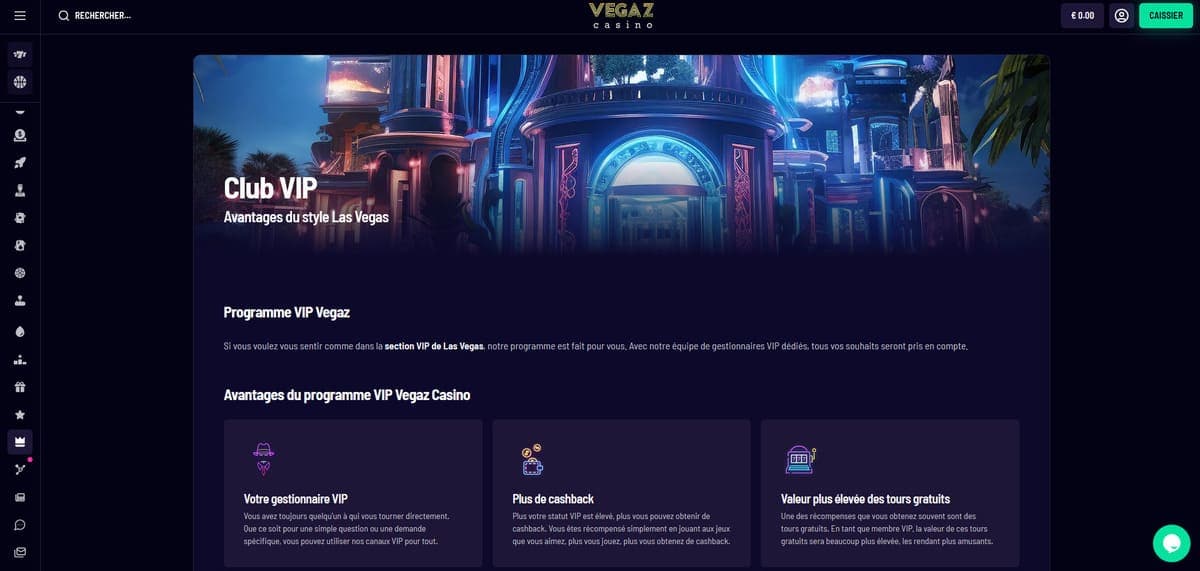VIP Vegaz Casino