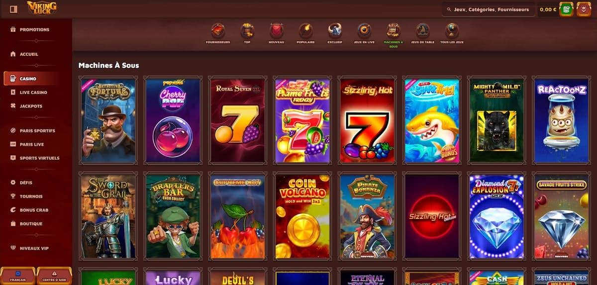 Machines à sous Viking Luck Casino