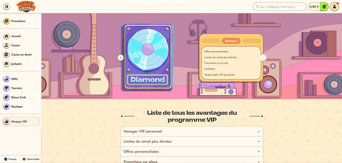 VIP Vinyl Casino