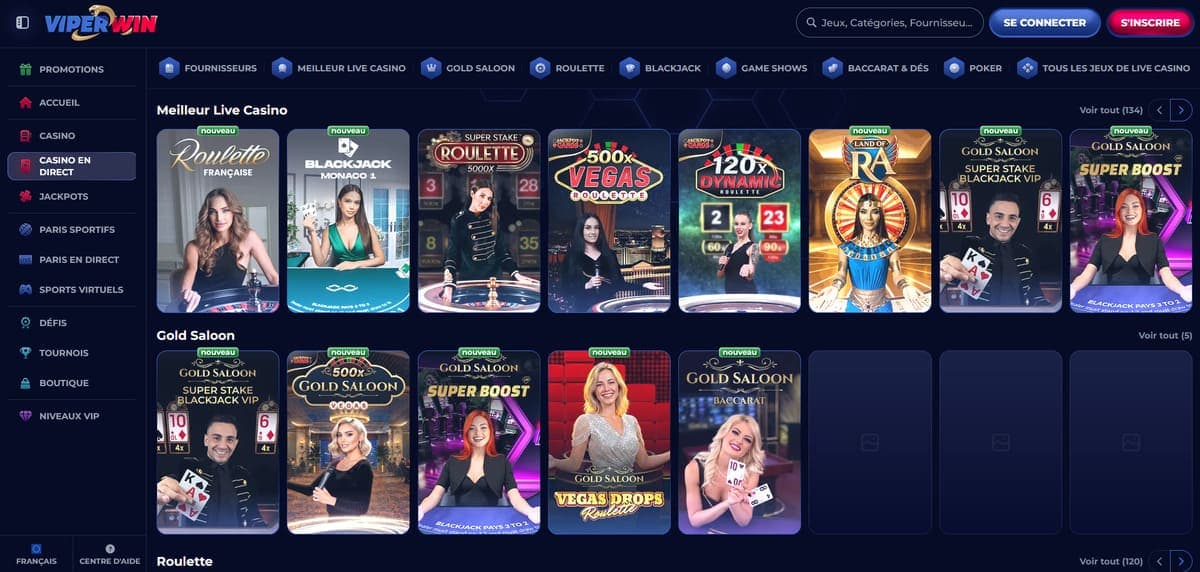 Live ViperWin Casino
