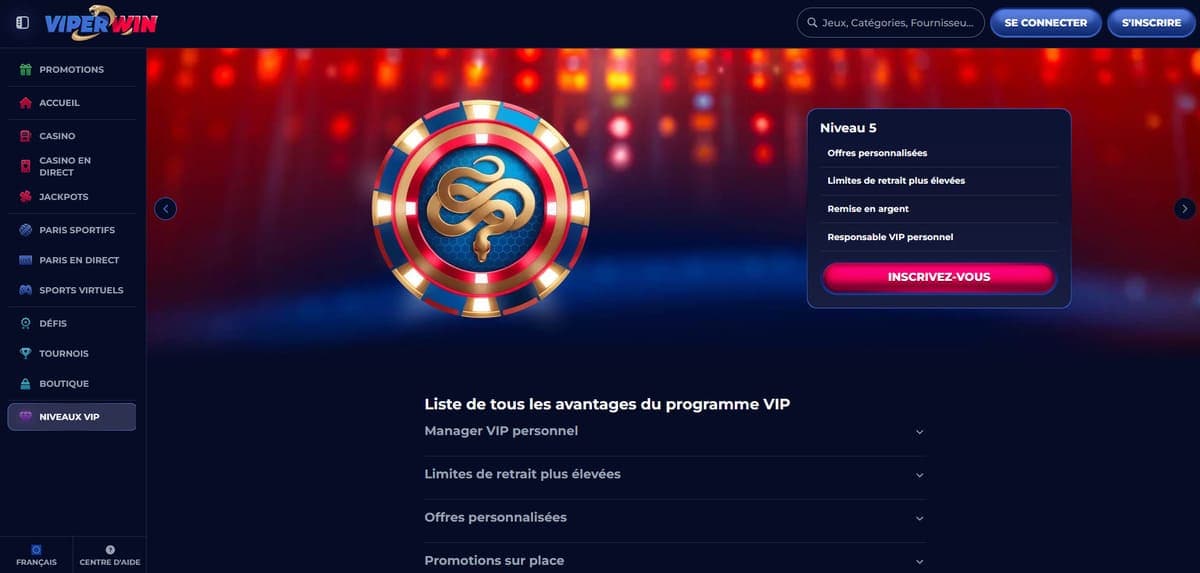 VIP ViperWin Casino
