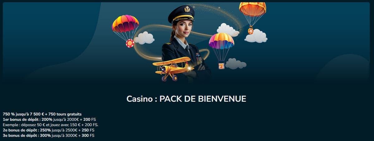 Bonus bienvenue Volerbet Casino