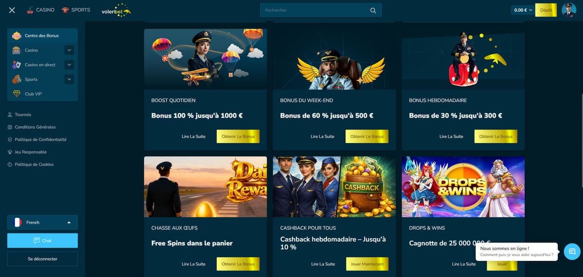 Promos Volerbet Casino