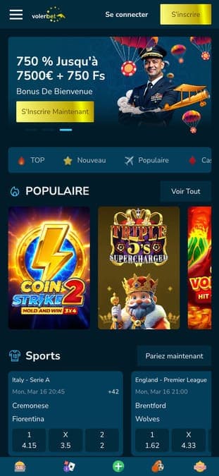 Volerbet Casino Application