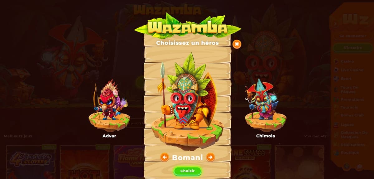 Incription Wazamba Casino