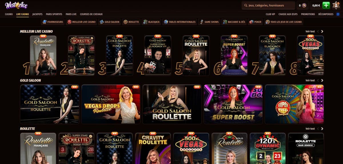Live Westace Casino