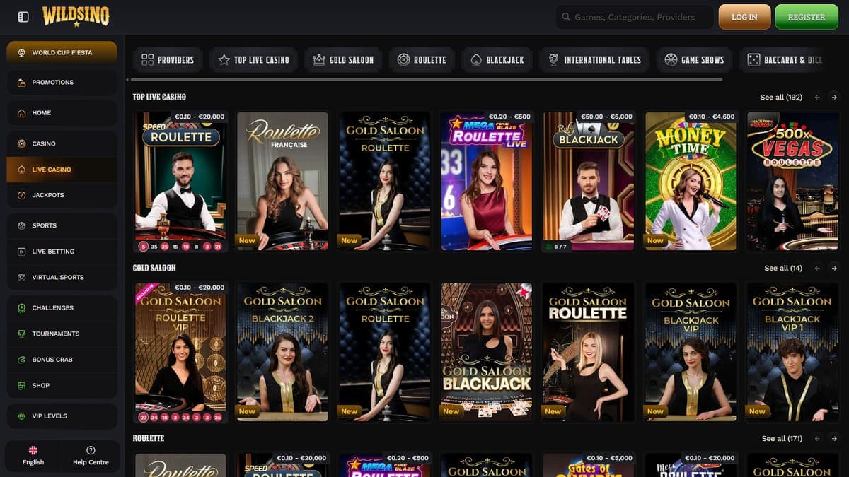 Casino live Wildsino Casino