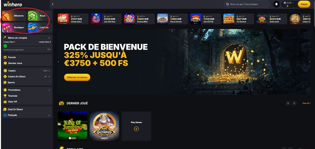 Boutique Winhero Casino