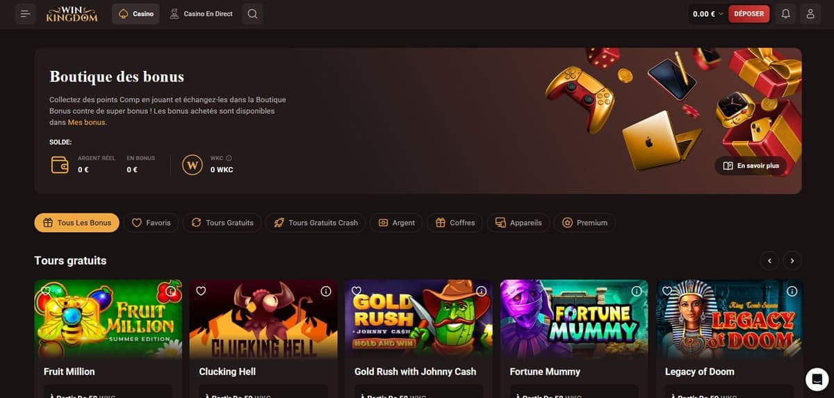 Boutique WinKingdom Casino