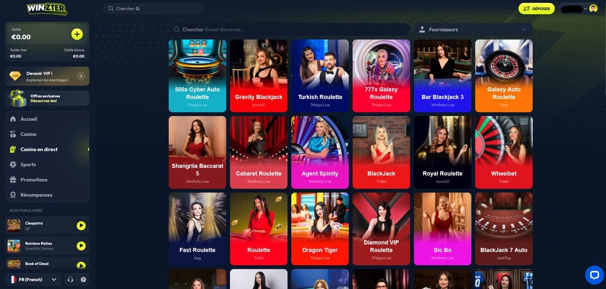 Live Winzter Casino