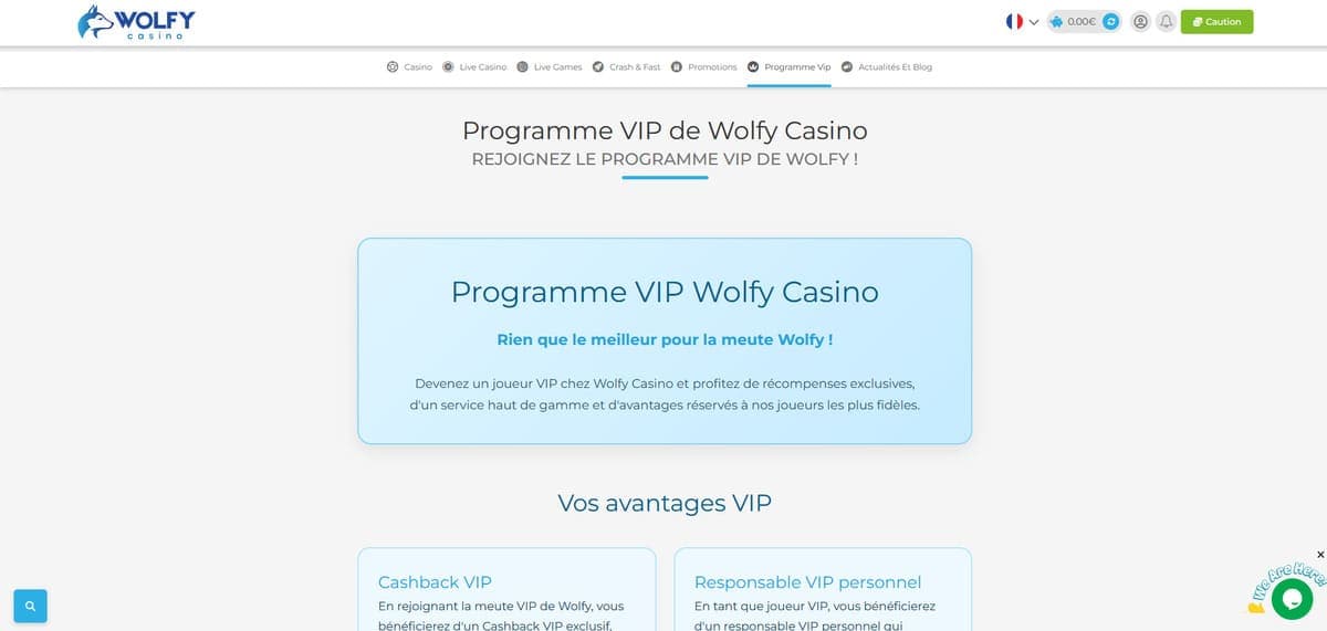 VIP Wolfy Casino