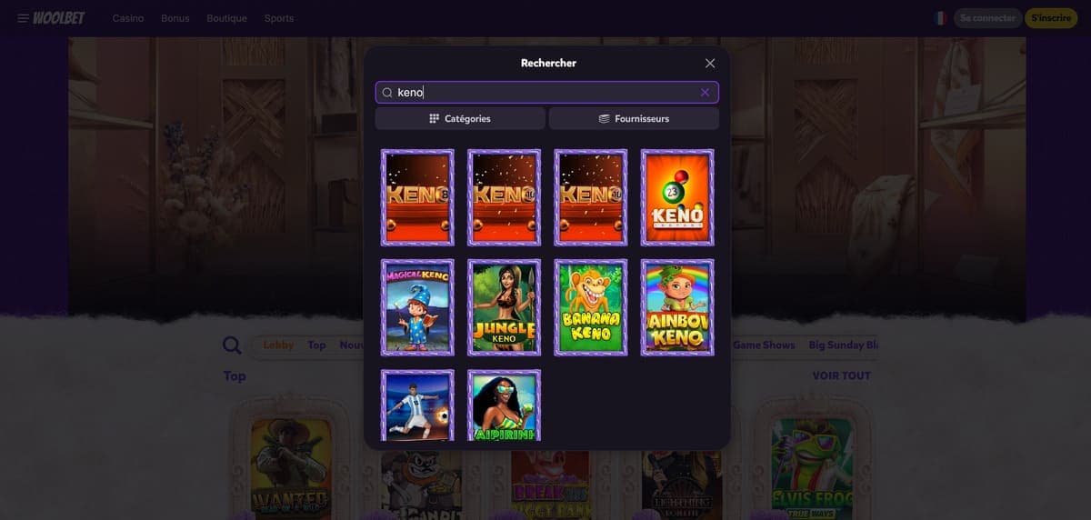 Keno Woolbet Casino