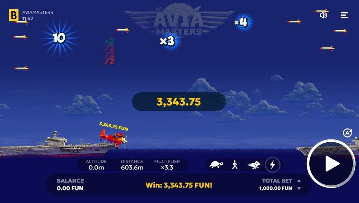 Altitude distance Aviamasters Jeu